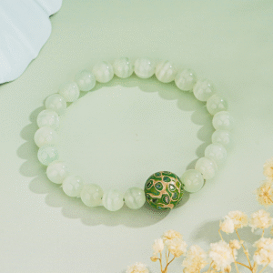 jade butterfly bearing blessings jade jadeite bracelet (复制)